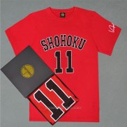 Shohoku Rukawa 11 Camiseta Corta Rojo