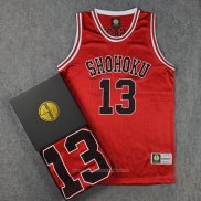Shohoku Sasaoka 13 Camiseta Rojo