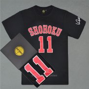 Shohoku Rukawa 11 Camiseta Corta Negro