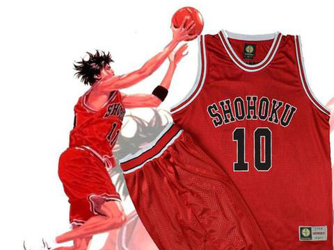 Camiseta Slam Dunk Shohoku Rukawa